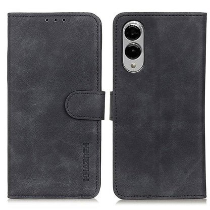 KHAZNEH Retro Texture Horizontal Flip Leather Phone Case