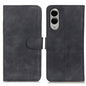 KHAZNEH Retro Texture Horizontal Flip Leather Phone Case, For Samsung Galaxy S25 Edge 5G, For Samsung Galaxy S25 Ultra 5G, For Samsung Galaxy S24 FE 5G