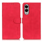 KHAZNEH Retro Texture Horizontal Flip Leather Phone Case, For Samsung Galaxy S25 Edge 5G, For Samsung Galaxy S25 Ultra 5G, For Samsung Galaxy S24 FE 5G