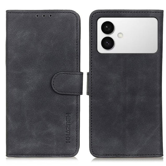 KHAZNEH Retro Texture Horizontal Flip Leather Phone Case