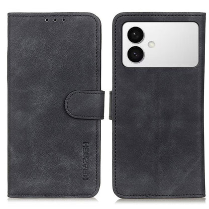 KHAZNEH Retro Texture Horizontal Flip Leather Phone Case, For Galaxy S27+ 5G, For Galaxy S26 FE 5G, For Samsung Galaxy S26+ 5G, For Samsung Galaxy S26 Edge 5G, For Samsung Galaxy S26 Ultra 5G, For Samsung Galaxy S26 5G
