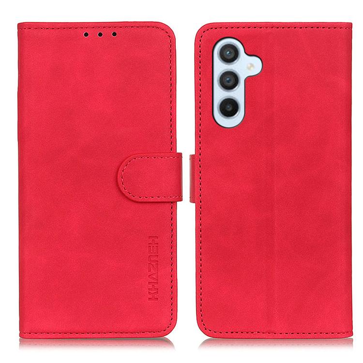 KHAZNEH Retro Texture Horizontal Flip Leather Phone Case, For Galaxy S27+ 5G, For Galaxy S26 FE 5G, For Samsung Galaxy S26+ 5G, For Samsung Galaxy S26 Edge 5G, For Samsung Galaxy S26 Ultra 5G, For Samsung Galaxy S26 5G