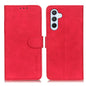 KHAZNEH Retro Texture Horizontal Flip Leather Phone Case, For Galaxy S27+ 5G, For Galaxy S26 FE 5G, For Samsung Galaxy S26+ 5G, For Samsung Galaxy S26 Edge 5G, For Samsung Galaxy S26 Ultra 5G, For Samsung Galaxy S26 5G
