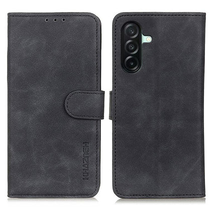KHAZNEH Retro Texture Horizontal Flip Leather Phone Case, For Galaxy S27+ 5G, For Galaxy S26 FE 5G, For Samsung Galaxy S26+ 5G, For Samsung Galaxy S26 Edge 5G, For Samsung Galaxy S26 Ultra 5G, For Samsung Galaxy S26 5G