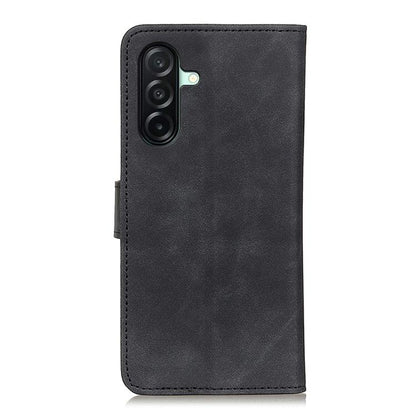 KHAZNEH Retro Texture Horizontal Flip Leather Phone Case, For Galaxy S27+ 5G, For Galaxy S26 FE 5G, For Samsung Galaxy S26+ 5G, For Samsung Galaxy S26 Edge 5G, For Samsung Galaxy S26 Ultra 5G, For Samsung Galaxy S26 5G
