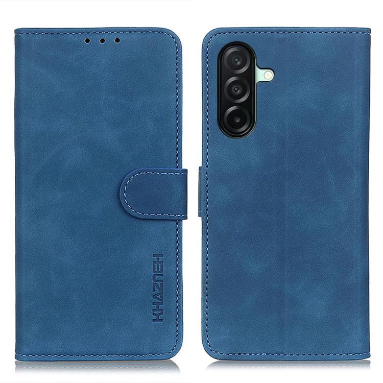 KHAZNEH Retro Texture Horizontal Flip Leather Phone Case, For Galaxy S27+ 5G, For Galaxy S26 FE 5G, For Samsung Galaxy S26+ 5G, For Samsung Galaxy S26 Edge 5G, For Samsung Galaxy S26 Ultra 5G, For Samsung Galaxy S26 5G