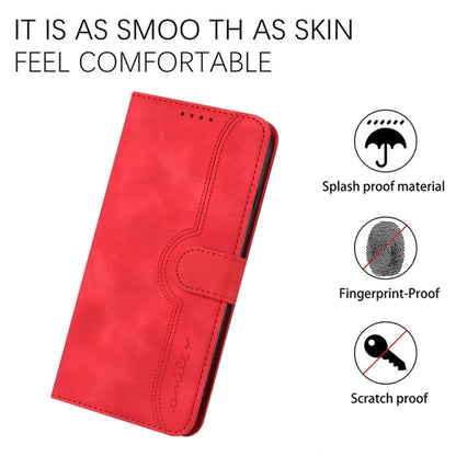 Heart Pattern Skin Feel Leather Phone Case