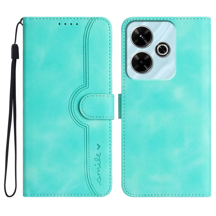 Heart Pattern Skin Feel Leather Phone Case