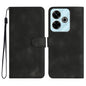 Heart Pattern Skin Feel Leather Phone Case