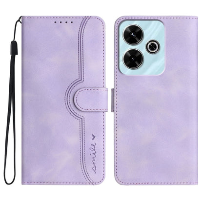 Heart Pattern Skin Feel Leather Phone Case