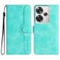 Heart Pattern Skin Feel Leather Phone Case, For Redmi Turbo 3 / Poco F6, For Redmi Note 13R Pro / Poco X6 Neo, For Redmi Note 12 Turbo / Poco F5