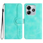 Heart Pattern Skin Feel Leather Phone Case, For Redmi Note 14 5G, For Redmi Note 14 Pro+ 5G, For Redmi Note 14 Pro 5G, For Xiaomi Redmi 13 4G