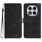 Heart Pattern Skin Feel Leather Phone Case, For Redmi Note 14 5G, For Redmi Note 14 Pro+ 5G, For Redmi Note 14 Pro 5G, For Xiaomi Redmi 13 4G