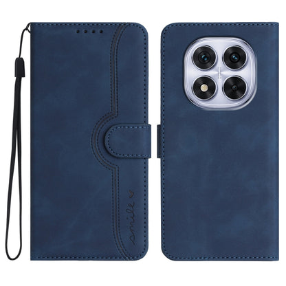 Heart Pattern Skin Feel Leather Phone Case, For Redmi Note 14 5G, For Redmi Note 14 Pro+ 5G, For Redmi Note 14 Pro 5G, For Xiaomi Redmi 13 4G