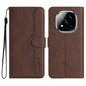 Heart Pattern Skin Feel Leather Phone Case, For Redmi Note 14 5G, For Redmi Note 14 Pro+ 5G, For Redmi Note 14 Pro 5G, For Xiaomi Redmi 13 4G