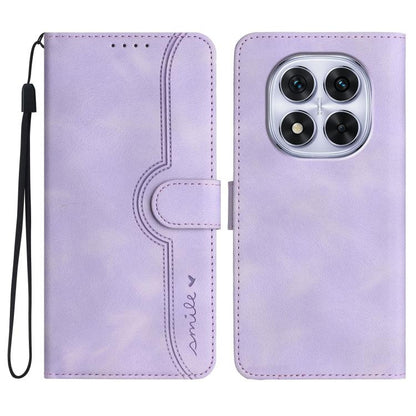 Heart Pattern Skin Feel Leather Phone Case, For Redmi Note 14 4G 164.84mm, For Redmi Turbo 4 / Xiaomi Poco X7 Pro, For Redmi Note 14 Pro 4G, For Redmi Note 14 4G 163.25mm