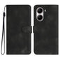 Heart Pattern Skin Feel Leather Phone Case, For Redmi Note 14 4G 164.84mm, For Redmi Turbo 4 / Xiaomi Poco X7 Pro, For Redmi Note 14 Pro 4G, For Redmi Note 14 4G 163.25mm