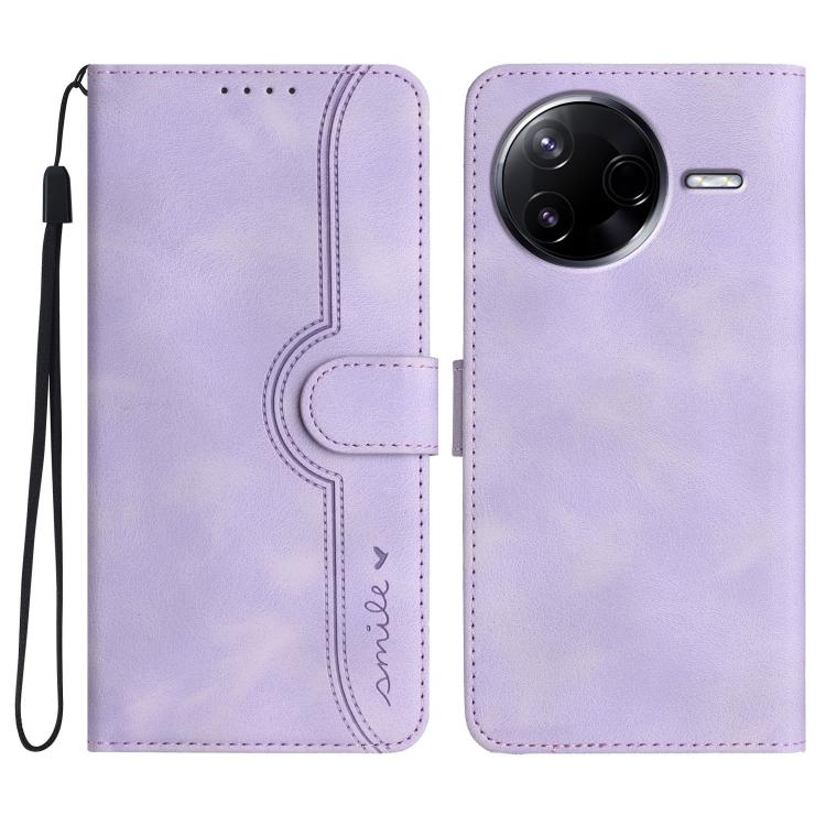 Heart Pattern Skin Feel Leather Phone Case, For Redmi Turbo 4 Pro / Xiaomi Poco F7, For Redmi A5 4G 171.7mm / Xiaomi Poco C71, For Redmi K80 Pro / Xiaomi Poco F7 Ultra, For Redmi K80 / Xiaomi Poco F7 Pro