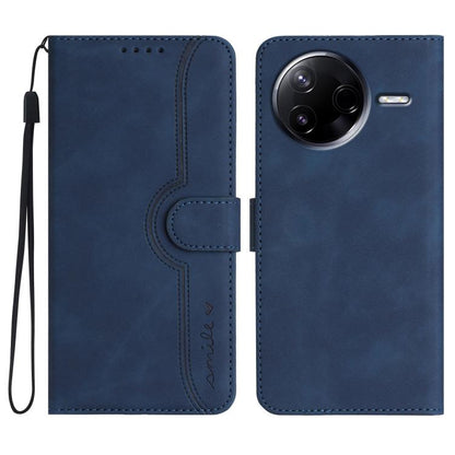 Heart Pattern Skin Feel Leather Phone Case, For Redmi Turbo 4 Pro / Xiaomi Poco F7, For Redmi A5 4G 171.7mm / Xiaomi Poco C71, For Redmi K80 Pro / Xiaomi Poco F7 Ultra, For Redmi K80 / Xiaomi Poco F7 Pro