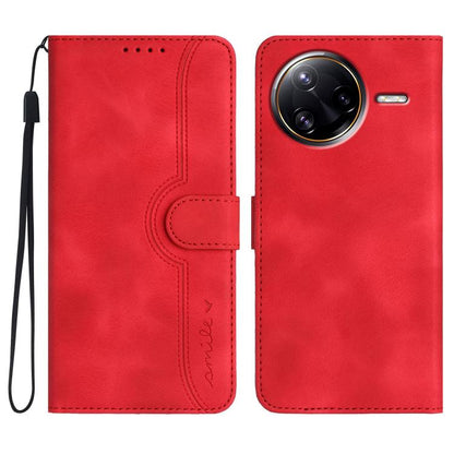 Heart Pattern Skin Feel Leather Phone Case, For Redmi Turbo 4 Pro / Xiaomi Poco F7, For Redmi A5 4G 171.7mm / Xiaomi Poco C71, For Redmi K80 Pro / Xiaomi Poco F7 Ultra, For Redmi K80 / Xiaomi Poco F7 Pro