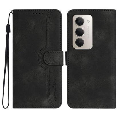 Heart Pattern Skin Feel Leather Phone Case, For Redmi Note 15 4G Global 164mm, For Redmi K90 / Xiaomi Poco F8 Pro 5G, For Redmi 15 5G Global / 15 4G SEA 169.5mm, For Redmi 15 5G / 4G EU 171mm