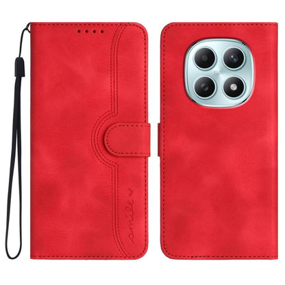 Heart Pattern Skin Feel Leather Phone Case, For Redmi Note 15 4G Global 164mm, For Redmi K90 / Xiaomi Poco F8 Pro 5G, For Redmi 15 5G Global / 15 4G SEA 169.5mm, For Redmi 15 5G / 4G EU 171mm