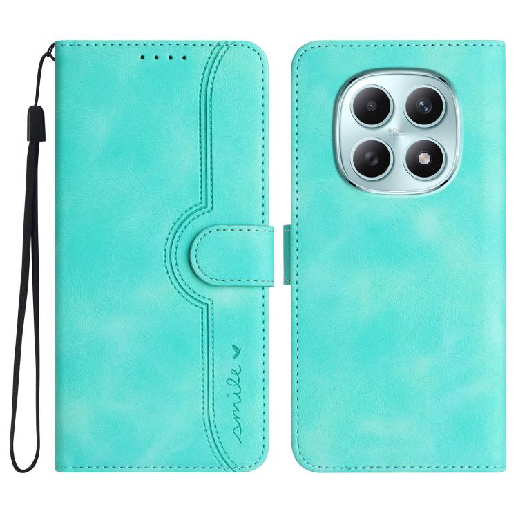 Heart Pattern Skin Feel Leather Phone Case, For Redmi Note 15 4G Global 164mm, For Redmi K90 / Xiaomi Poco F8 Pro 5G, For Redmi 15 5G Global / 15 4G SEA 169.5mm, For Redmi 15 5G / 4G EU 171mm