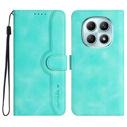 Heart Pattern Skin Feel Leather Phone Case, For Redmi Note 15 4G Global 164mm, For Redmi K90 / Xiaomi Poco F8 Pro 5G, For Redmi 15 5G Global / 15 4G SEA 169.5mm, For Redmi 15 5G / 4G EU 171mm