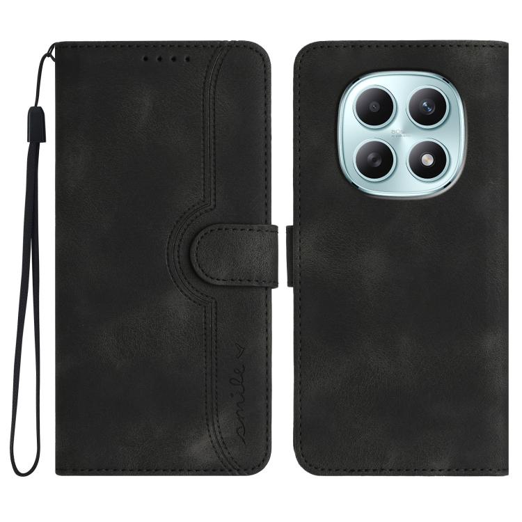 Heart Pattern Skin Feel Leather Phone Case, For Redmi Note 15 4G Global 164mm, For Redmi K90 / Xiaomi Poco F8 Pro 5G, For Redmi 15 5G Global / 15 4G SEA 169.5mm, For Redmi 15 5G / 4G EU 171mm