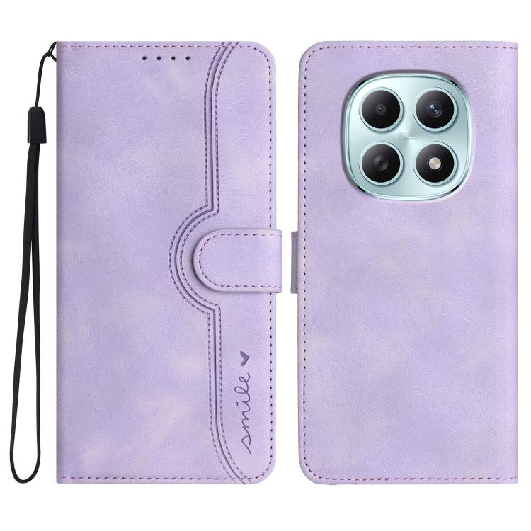 Heart Pattern Skin Feel Leather Phone Case, For Redmi Note 15 4G Global 164mm, For Redmi K90 / Xiaomi Poco F8 Pro 5G, For Redmi 15 5G Global / 15 4G SEA 169.5mm, For Redmi 15 5G / 4G EU 171mm