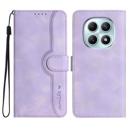 Heart Pattern Skin Feel Leather Phone Case, For Redmi Note 15 4G Global 164mm, For Redmi K90 / Xiaomi Poco F8 Pro 5G, For Redmi 15 5G Global / 15 4G SEA 169.5mm, For Redmi 15 5G / 4G EU 171mm