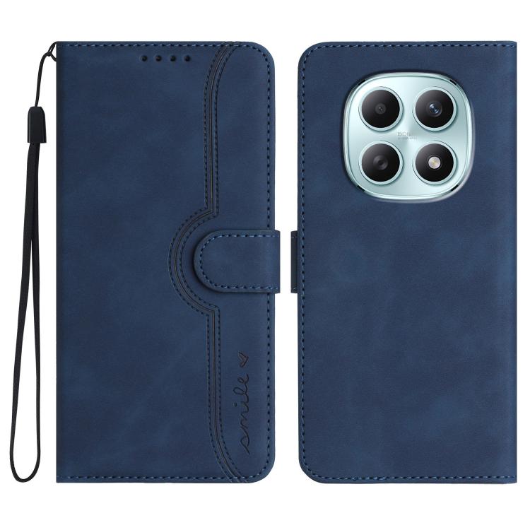 Heart Pattern Skin Feel Leather Phone Case, For Redmi Note 15 4G Global 164mm, For Redmi K90 / Xiaomi Poco F8 Pro 5G, For Redmi 15 5G Global / 15 4G SEA 169.5mm, For Redmi 15 5G / 4G EU 171mm