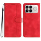 Heart Pattern Skin Feel Leather Phone Case, For Redmi K90 Pro Max / Poco F8 Ultra, For Redmi K90 / Poco F8 Pro 5G, For Redmi 15 5G Global / 15 4G SEA 169.5mm, For Redmi 15 5G / 4G EU 171mm
