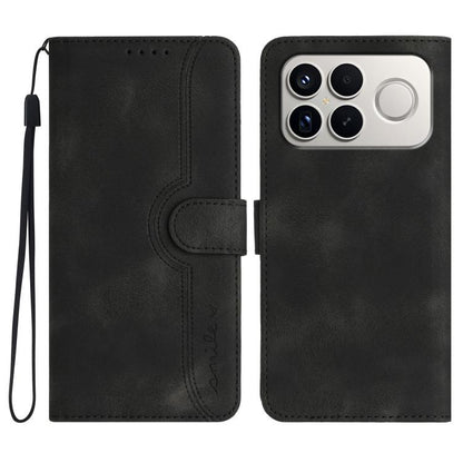 Heart Pattern Skin Feel Leather Phone Case, For Redmi K90 Pro Max / Poco F8 Ultra, For Redmi K90 / Poco F8 Pro 5G, For Redmi 15 5G Global / 15 4G SEA 169.5mm, For Redmi 15 5G / 4G EU 171mm