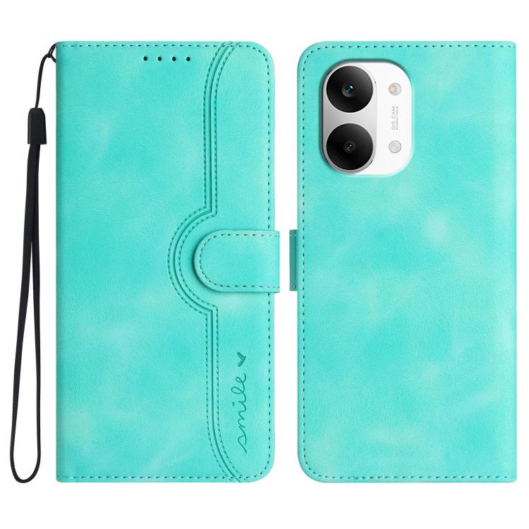 Heart Pattern Skin Feel Leather Phone Case, For Redmi A7 Pro 171mm / Poco C85x 5G, For Redmi Turbo 5 Max / Poco X8 Pro Max, For Redmi Turbo 5 5G / Poco X8 Pro 5G, For Redmi Note 15 4G / 5G 164mm / Poco M8 5G