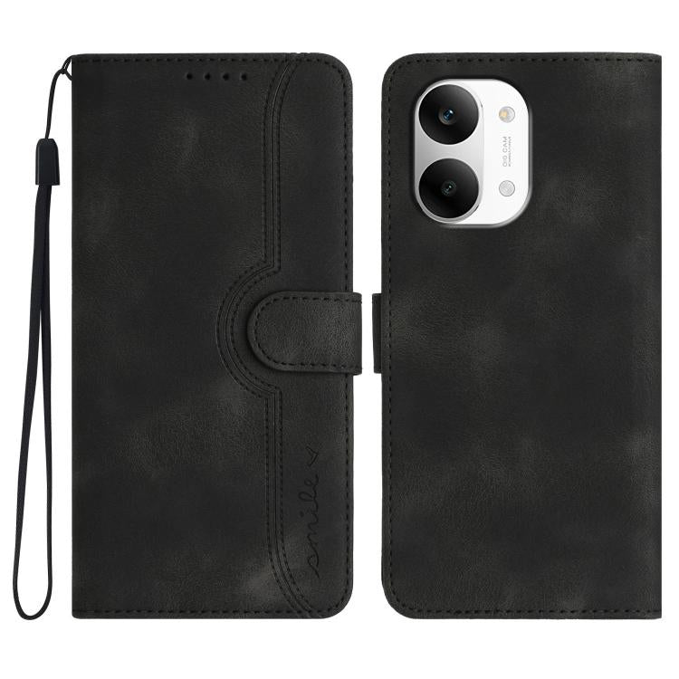 Heart Pattern Skin Feel Leather Phone Case, For Redmi A7 Pro 171mm / Poco C85x 5G, For Redmi Turbo 5 Max / Poco X8 Pro Max, For Redmi Turbo 5 5G / Poco X8 Pro 5G, For Redmi Note 15 4G / 5G 164mm / Poco M8 5G