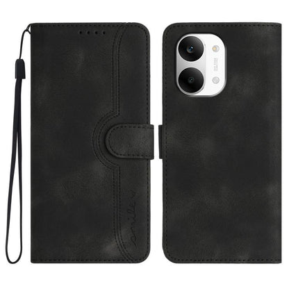 Heart Pattern Skin Feel Leather Phone Case, For Redmi A7 Pro 171mm / Poco C85x 5G, For Redmi Turbo 5 Max / Poco X8 Pro Max, For Redmi Turbo 5 5G / Poco X8 Pro 5G, For Redmi Note 15 4G / 5G 164mm / Poco M8 5G