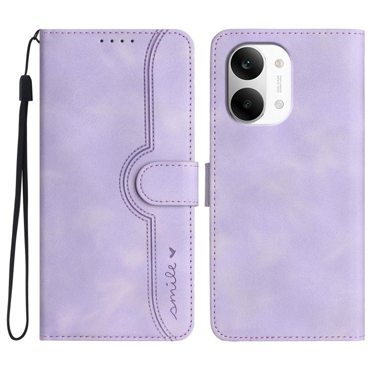 Heart Pattern Skin Feel Leather Phone Case, For Redmi A7 Pro 171mm / Poco C85x 5G, For Redmi Turbo 5 Max / Poco X8 Pro Max, For Redmi Turbo 5 5G / Poco X8 Pro 5G, For Redmi Note 15 4G / 5G 164mm / Poco M8 5G