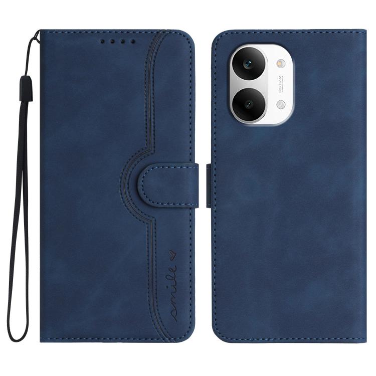 Heart Pattern Skin Feel Leather Phone Case, For Redmi A7 Pro 171mm / Poco C85x 5G, For Redmi Turbo 5 Max / Poco X8 Pro Max, For Redmi Turbo 5 5G / Poco X8 Pro 5G, For Redmi Note 15 4G / 5G 164mm / Poco M8 5G