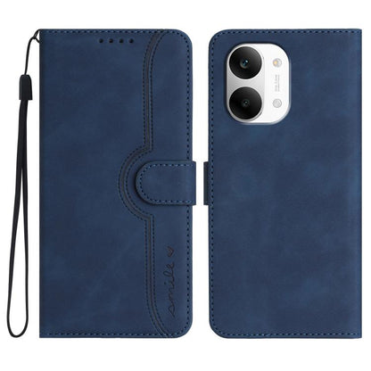 Heart Pattern Skin Feel Leather Phone Case, For Redmi A7 Pro 171mm / Poco C85x 5G, For Redmi Turbo 5 Max / Poco X8 Pro Max, For Redmi Turbo 5 5G / Poco X8 Pro 5G, For Redmi Note 15 4G / 5G 164mm / Poco M8 5G