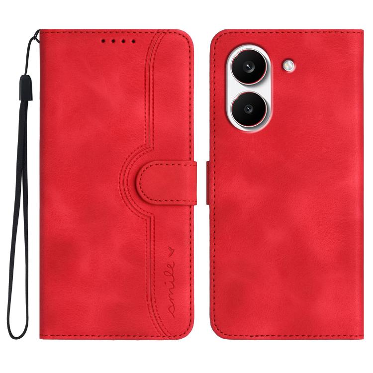 Heart Pattern Skin Feel Leather Phone Case, For Redmi A7 Pro 171mm / Poco C85x 5G, For Redmi Turbo 5 Max / Poco X8 Pro Max, For Redmi Turbo 5 5G / Poco X8 Pro 5G, For Redmi Note 15 4G / 5G 164mm / Poco M8 5G