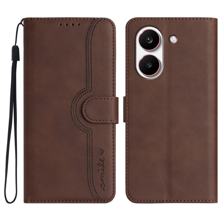 Heart Pattern Skin Feel Leather Phone Case, For Redmi A7 Pro 171mm / Poco C85x 5G, For Redmi Turbo 5 Max / Poco X8 Pro Max, For Redmi Turbo 5 5G / Poco X8 Pro 5G, For Redmi Note 15 4G / 5G 164mm / Poco M8 5G