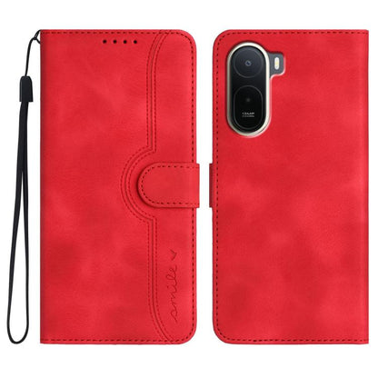 Heart Pattern Skin Feel Leather Phone Case, For Redmi A7 Pro 171mm / Poco C85x 5G, For Redmi Turbo 5 Max / Poco X8 Pro Max, For Redmi Turbo 5 5G / Poco X8 Pro 5G, For Redmi Note 15 4G / 5G 164mm / Poco M8 5G