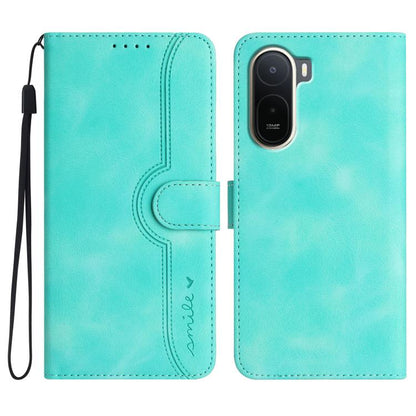Heart Pattern Skin Feel Leather Phone Case, For Redmi A7 Pro 171mm / Poco C85x 5G, For Redmi Turbo 5 Max / Poco X8 Pro Max, For Redmi Turbo 5 5G / Poco X8 Pro 5G, For Redmi Note 15 4G / 5G 164mm / Poco M8 5G