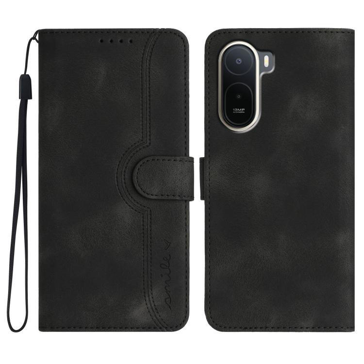 Heart Pattern Skin Feel Leather Phone Case, For Redmi A7 Pro 171mm / Poco C85x 5G, For Redmi Turbo 5 Max / Poco X8 Pro Max, For Redmi Turbo 5 5G / Poco X8 Pro 5G, For Redmi Note 15 4G / 5G 164mm / Poco M8 5G