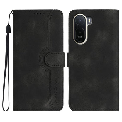 Heart Pattern Skin Feel Leather Phone Case, For Redmi A7 Pro 171mm / Poco C85x 5G, For Redmi Turbo 5 Max / Poco X8 Pro Max, For Redmi Turbo 5 5G / Poco X8 Pro 5G, For Redmi Note 15 4G / 5G 164mm / Poco M8 5G