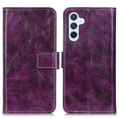 Retro Crazy Horse Texture Leather Phone Case