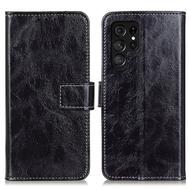 Retro Crazy Horse Texture Leather Phone Case