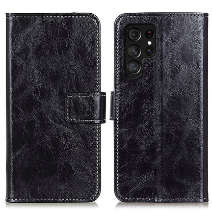 Retro Crazy Horse Texture Leather Phone Case