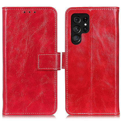 Retro Crazy Horse Texture Leather Phone Case